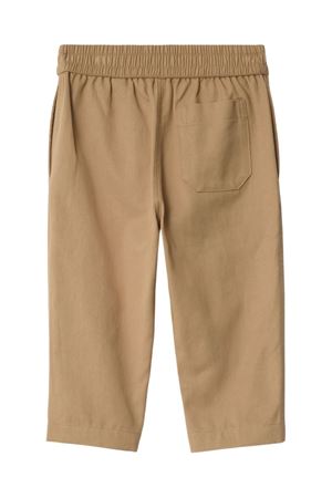 pantalone in cotone marrone BURBERRY KIDS | 8108878B9719
